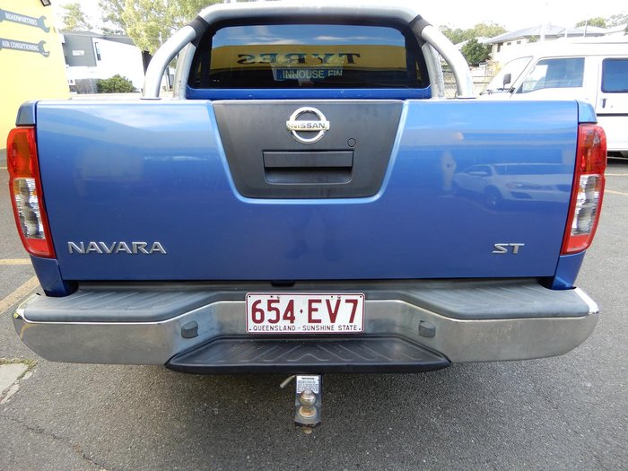 2013 Nissan Navara ST D40 Series 6 4x2 Blue