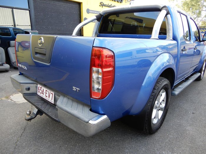 2013 Nissan Navara ST D40 Series 6 4x2 Blue