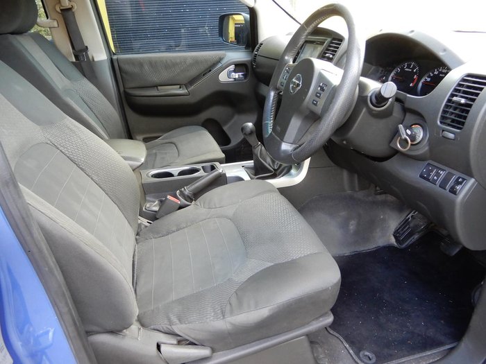 2013 Nissan Navara ST D40 Series 6 4x2 Blue