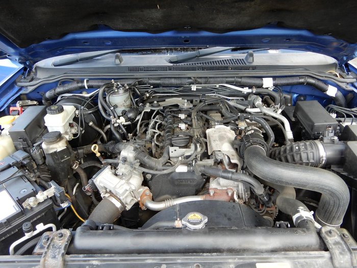 2013 Nissan Navara ST D40 Series 6 4x2 Blue