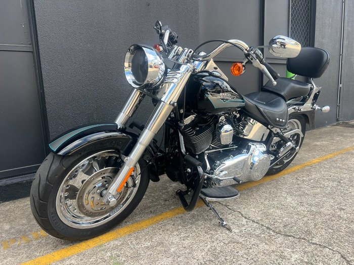 2010 HARLEY-DAVIDSON FLSTF FAT BOY BLACK