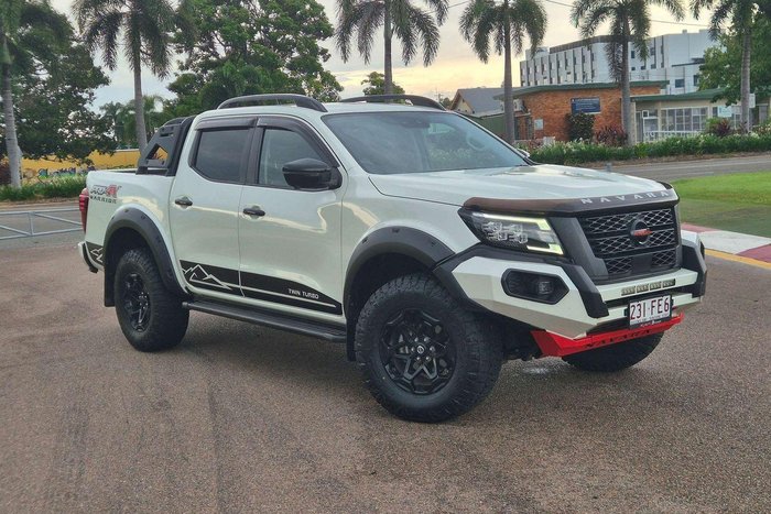 2022 Nissan Navara PRO-4X Warrior D23 MY22 4X4 Dual Range White Pearl