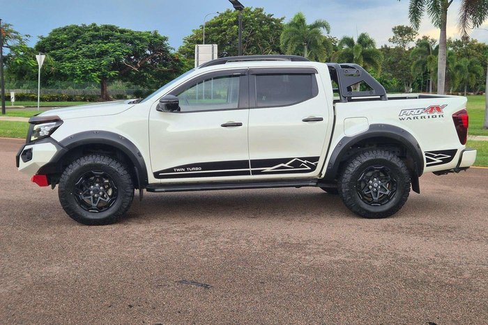 2022 Nissan Navara PRO-4X Warrior D23 MY22 4X4 Dual Range White Pearl