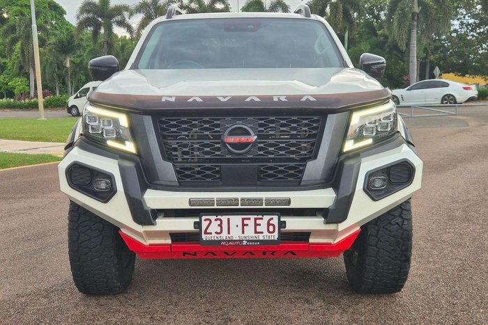 2022 Nissan Navara PRO-4X Warrior D23 MY22 4X4 Dual Range White Pearl
