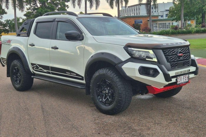 2022 Nissan Navara PRO-4X Warrior D23 MY22 4X4 Dual Range White Pearl