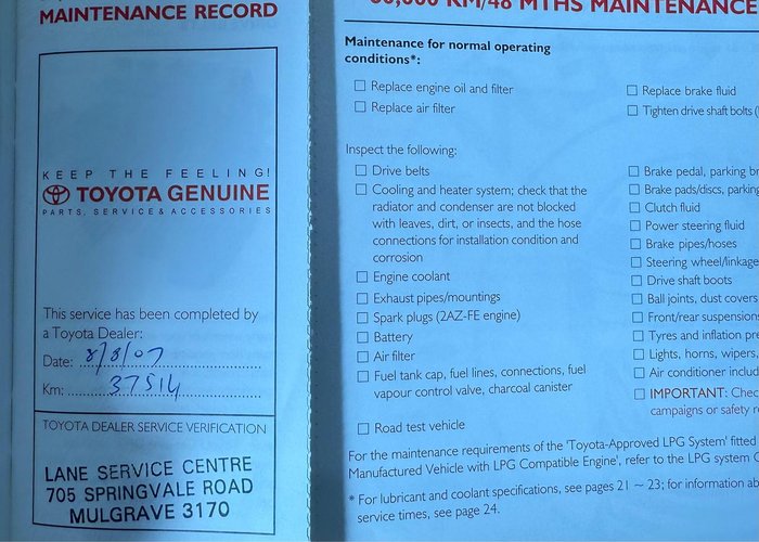 2003 Toyota Camry Ateva ACV36R Titan Silver