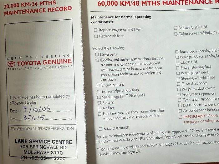 2003 Toyota Camry Ateva ACV36R Titan Silver