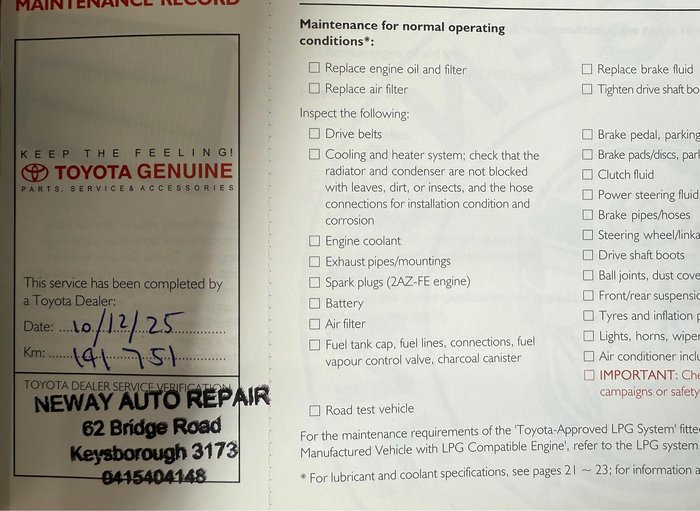 2003 Toyota Camry Ateva ACV36R Titan Silver