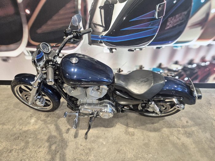 2012 Harley-Davidson SuperLow 883 (XL883L) Sportster Blue