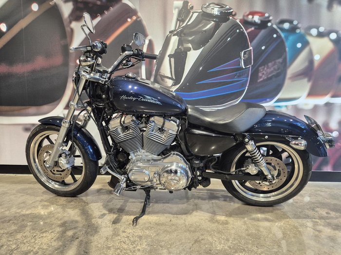 2012 Harley-Davidson SuperLow 883 (XL883L) Sportster Blue