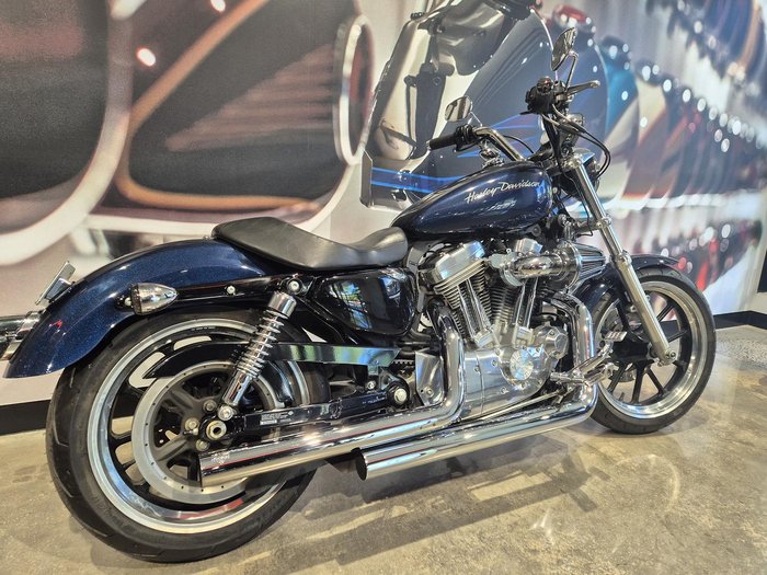 2012 Harley-Davidson SuperLow 883 (XL883L) Sportster Blue