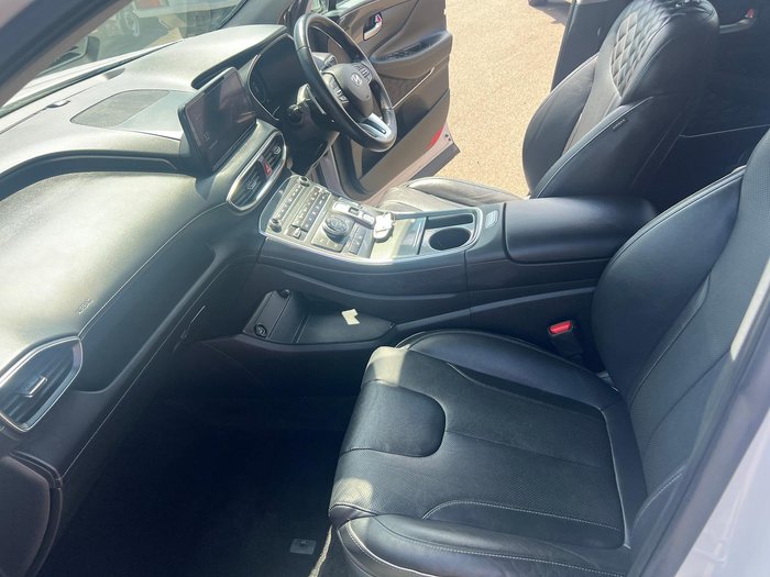 2022 Hyundai Santa Fe Elite TM.V4 MY22 4X4 On Demand Glacier White