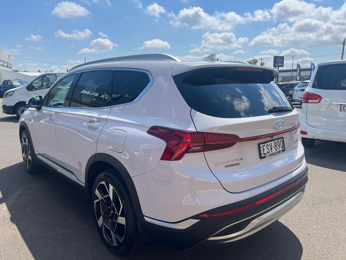 2022 Hyundai Santa Fe Elite TM.V4 MY22 4X4 On Demand Glacier White