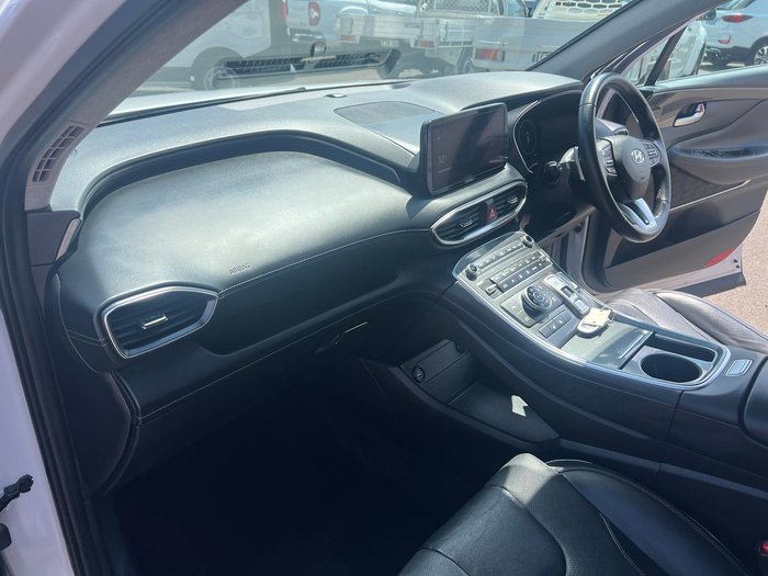 2022 Hyundai Santa Fe Elite TM.V4 MY22 4X4 On Demand Glacier White