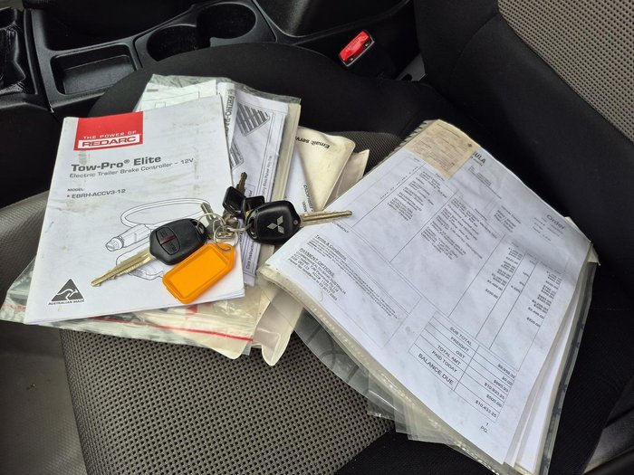 2015 Mitsubishi Triton GLX MN MY15 4X4 Dual Range White