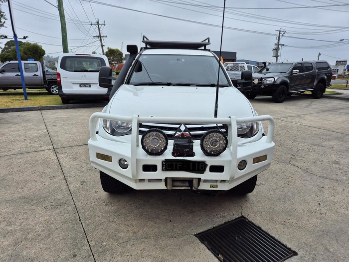 2015 Mitsubishi Triton GLX MN MY15 4X4 Dual Range White