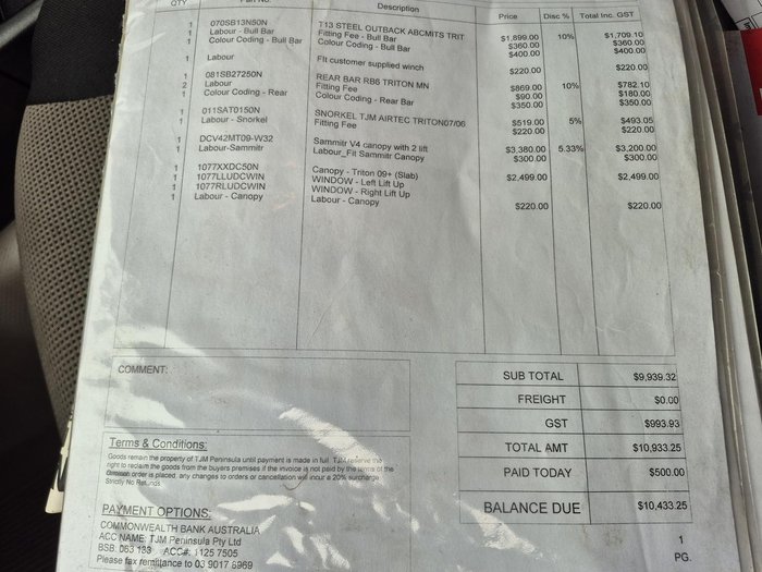 2015 Mitsubishi Triton GLX MN MY15 4X4 Dual Range White