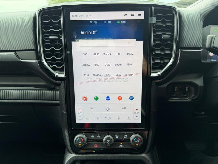 2025 Ford Ranger PHEV Sport MY25.75 Four Wheel Drive Agate Black