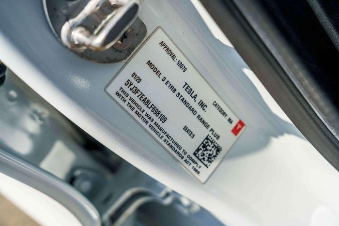 2020 Tesla Model 3 Standard Range Plus