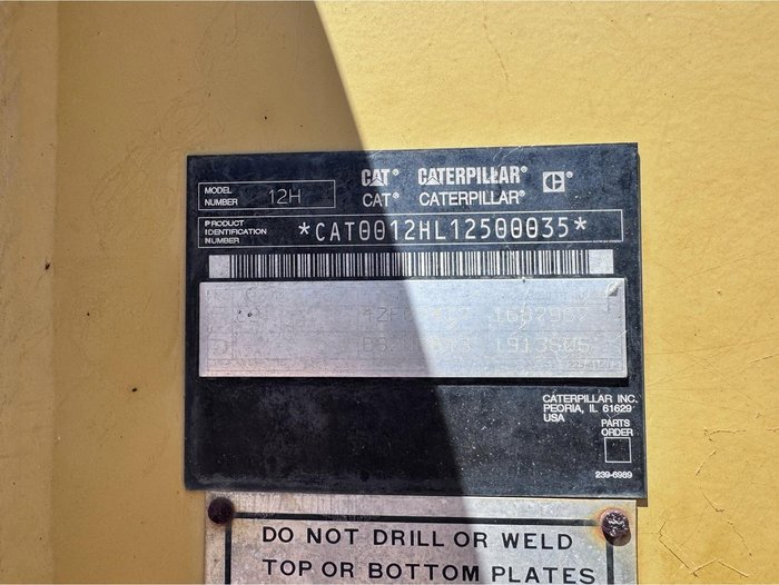 2003 Caterpillar 12 H Vhp Plus
