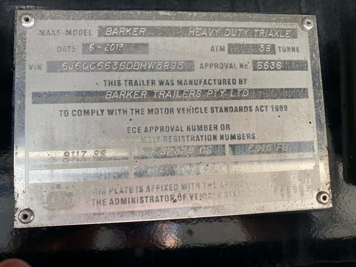 2017 Barker Drop Deck Mezz