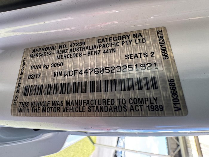 2016 Mercedes-Benz Vito 111CDI