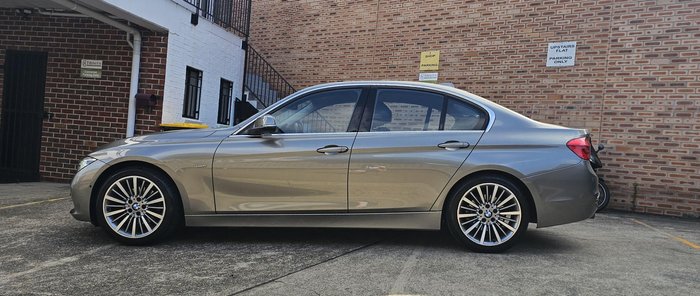 2016 BMW 3 Series 320d Luxury Line F30 LCI Platinum Silver