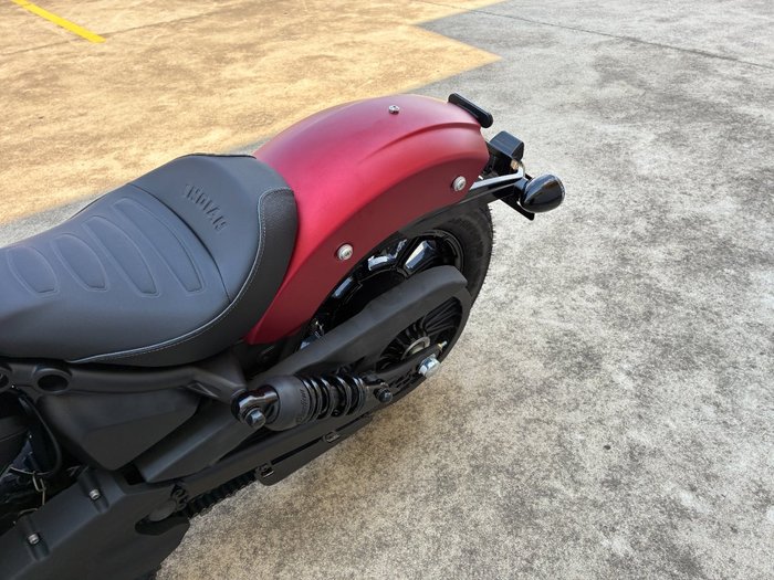 2025 Indian 2025 Indian 1250CC Scout Bobber Limited + Tech Sunset Red Smoke