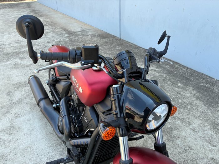 2025 Indian 2025 Indian 1250CC Scout Bobber Limited + Tech Sunset Red Smoke