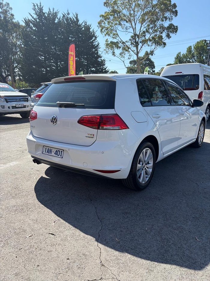 2013 Volkswagen Golf 90TSI Comfortline 7 Pure White