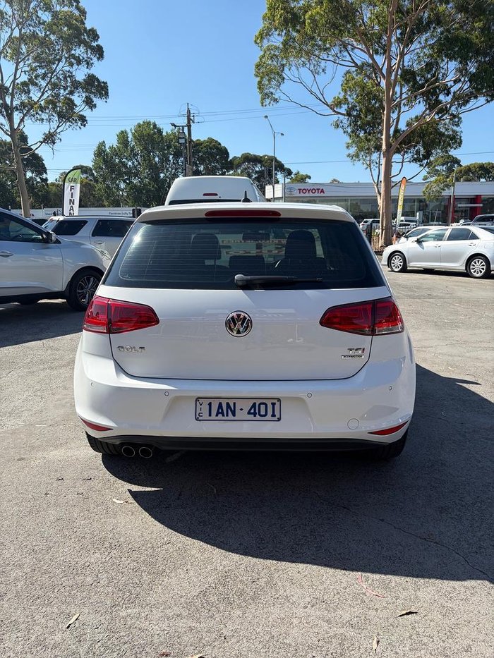 2013 Volkswagen Golf 90TSI Comfortline 7 Pure White