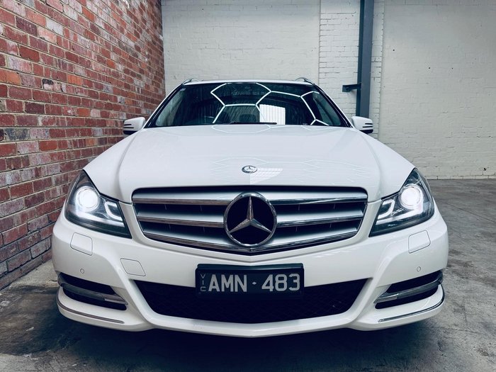 2012 Mercedes-Benz C-Class C250 BlueEFFICIENCY Avantgarde W204 MY13 White