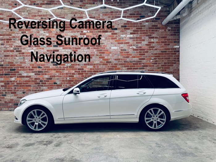 2012 Mercedes-Benz C-Class C250 BlueEFFICIENCY Avantgarde W204 MY13 White
