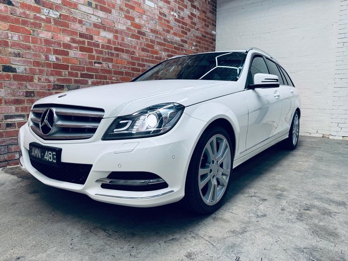 2012 Mercedes-Benz C-Class C250 BlueEFFICIENCY Avantgarde W204 MY13 White