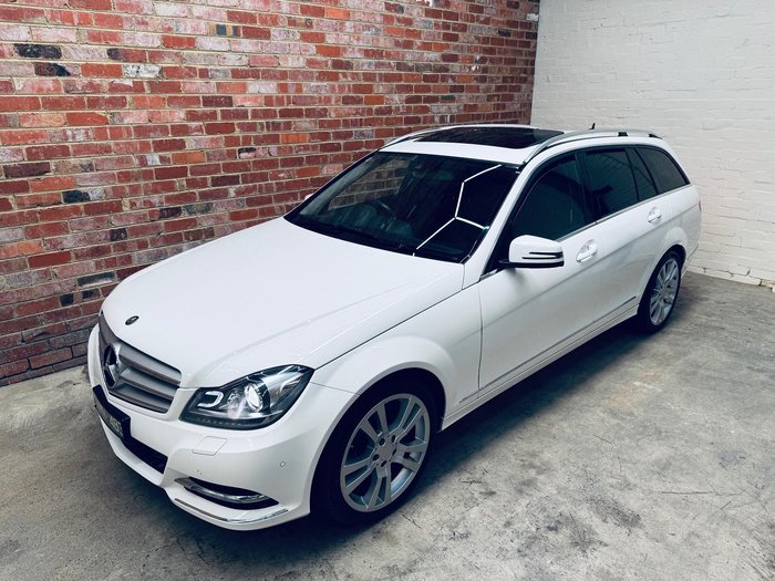 2012 Mercedes-Benz C-Class C250 BlueEFFICIENCY Avantgarde W204 MY13 White