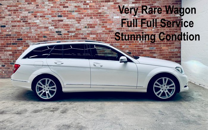 2012 Mercedes-Benz C-Class C250 BlueEFFICIENCY Avantgarde W204 MY13 White