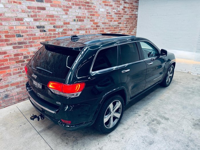 2015 Jeep Grand Cherokee Overland WK MY15 4X4 Dual Range Brilliant Black