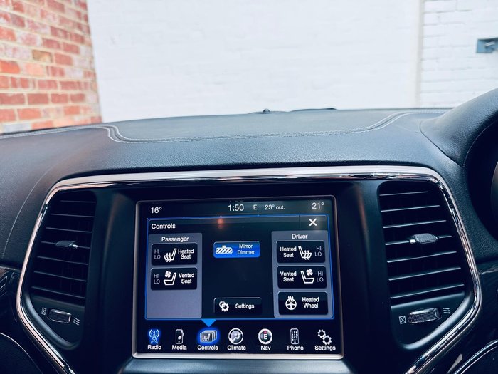 2015 Jeep Grand Cherokee Overland WK MY15 4X4 Dual Range Brilliant Black