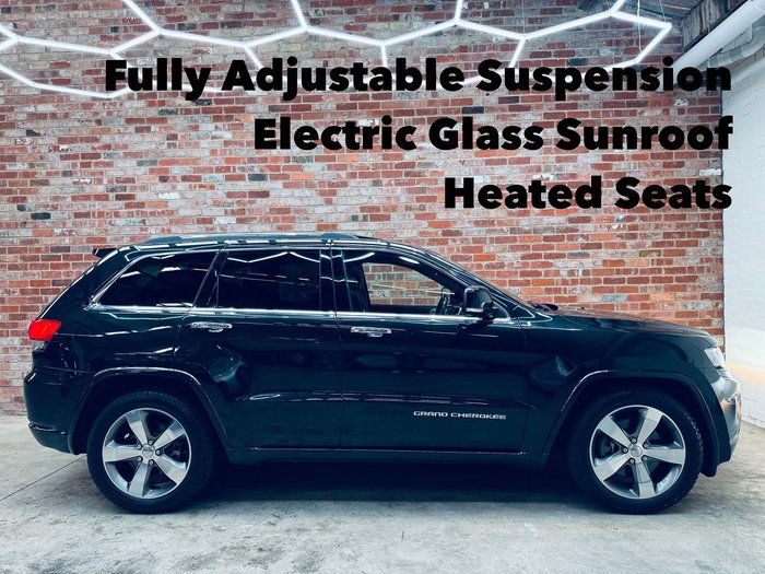 2015 Jeep Grand Cherokee Overland WK MY15 4X4 Dual Range Brilliant Black