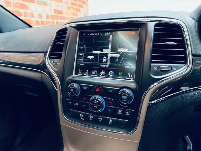 2015 Jeep Grand Cherokee Overland WK MY15 4X4 Dual Range Brilliant Black