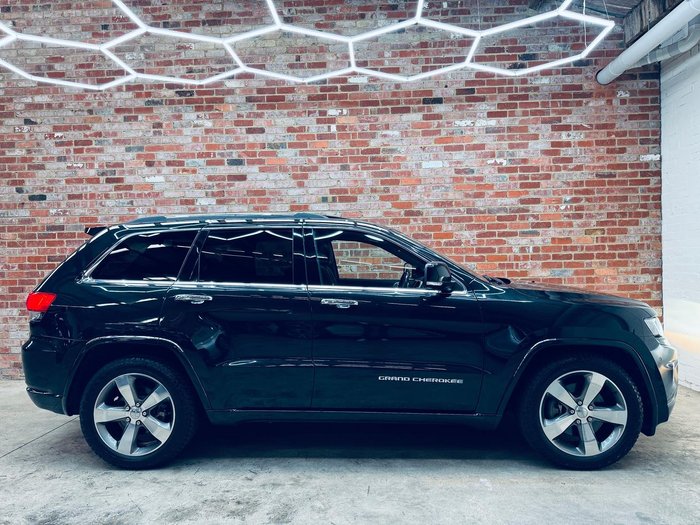 2015 Jeep Grand Cherokee Overland WK MY15 4X4 Dual Range Brilliant Black