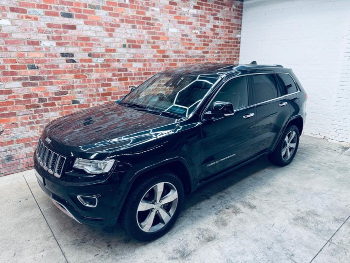 2015 Jeep Grand Cherokee Overland WK MY15 4X4 Dual Range Brilliant Black