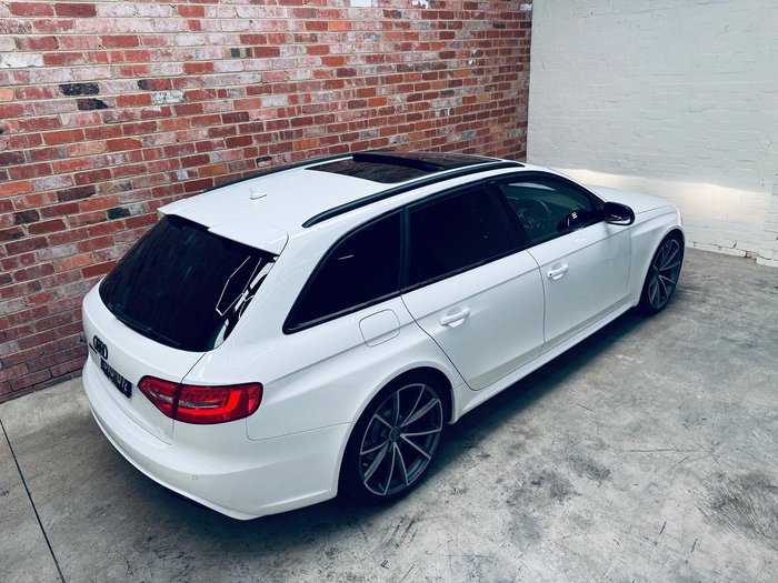 2014 Audi RS4 B8 MY14 Four Wheel Drive Ibis White