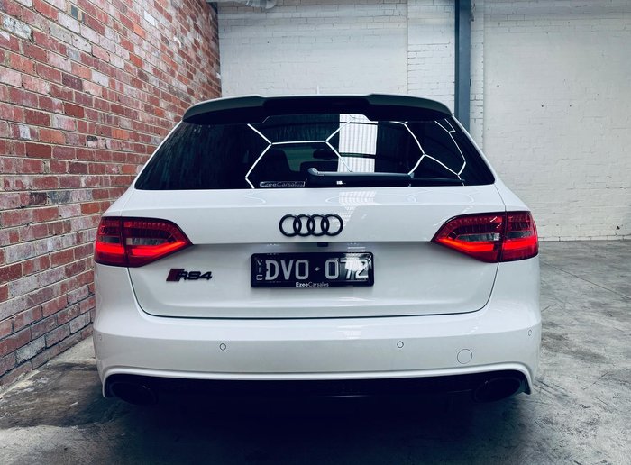 2014 Audi RS4 B8 MY14 Four Wheel Drive Ibis White