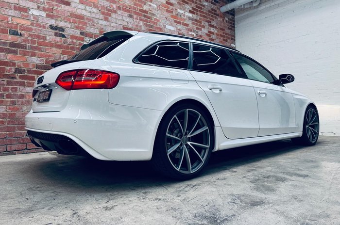 2014 Audi RS4 B8 MY14 Four Wheel Drive Ibis White