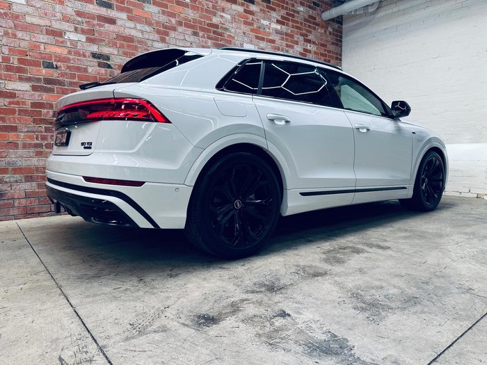 2021 Audi Q8 50 TDI S line F1 MY22 Four Wheel Drive Glacier White