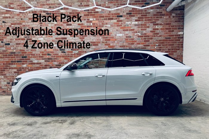 2021 Audi Q8 50 TDI S line F1 MY22 Four Wheel Drive Glacier White