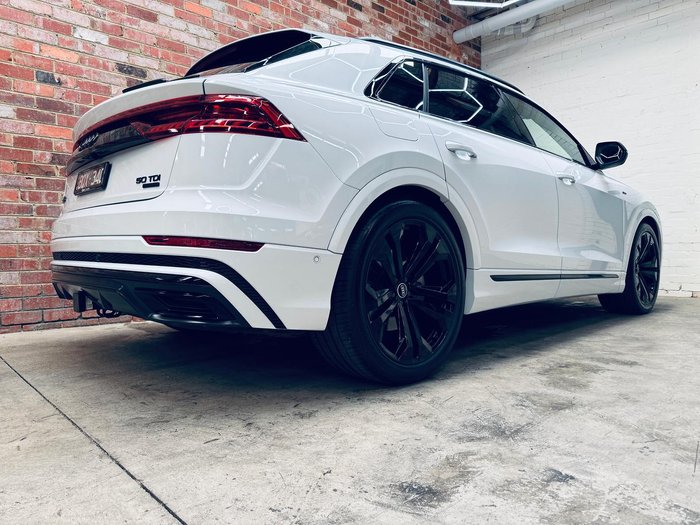 2021 Audi Q8 50 TDI S line F1 MY22 Four Wheel Drive Glacier White