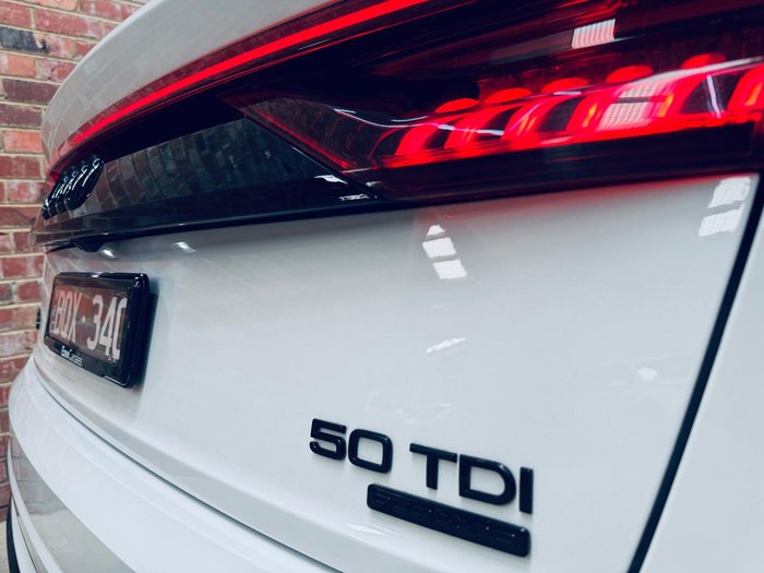 2021 Audi Q8 50 TDI S line F1 MY22 Four Wheel Drive Glacier White