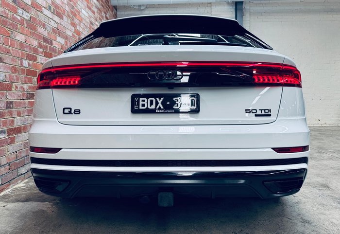 2021 Audi Q8 50 TDI S line F1 MY22 Four Wheel Drive Glacier White
